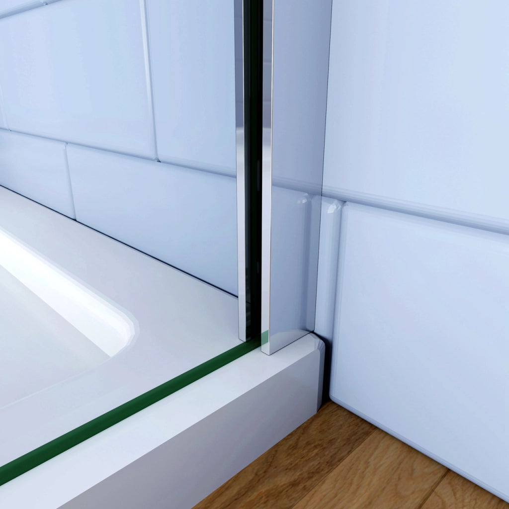 195cm Box Doccia Angolare Porta Battente con Parete Fissa 90x70cm Vetro 6 mm Temperato Anticalcare Trasparente con 2 Barre Stabilizzatrici da 30cm e 90cm
