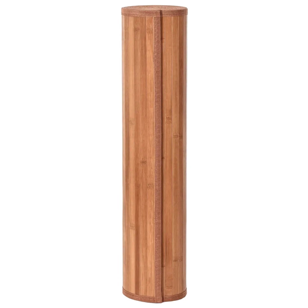 Tappeto Rettangolare Marrone 70x500 cm in Bambù 376890