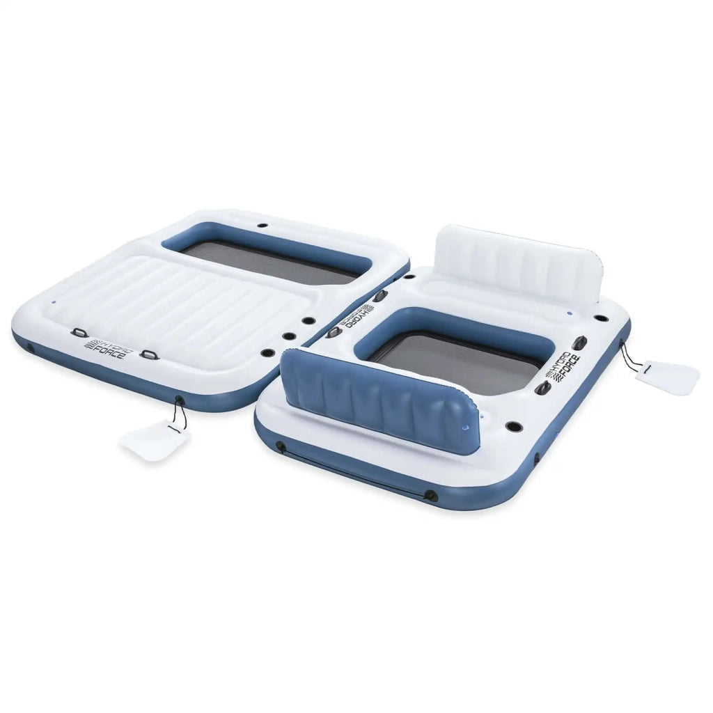 Bestway Isola galleggiante Hydro-Force 2 pcs Bianco e Blu PVC 42035721