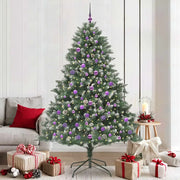 Albero di Natale artificiale con 300 LED Verde 210 cm 3395251