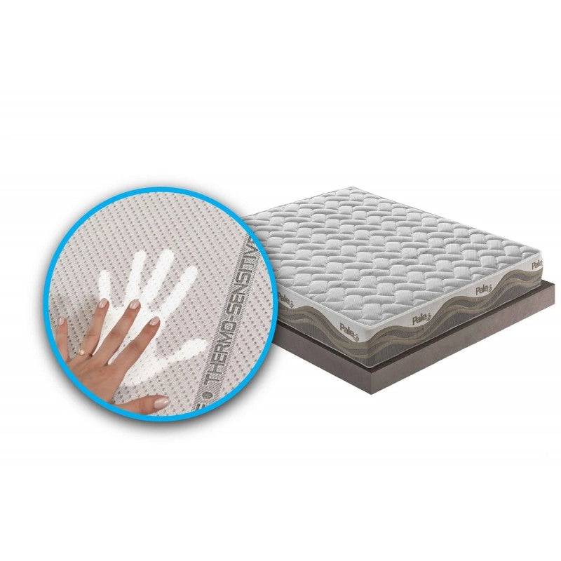 Materasso in memory foam e micromolle con Thermosensitive sfoderabile - 80x190