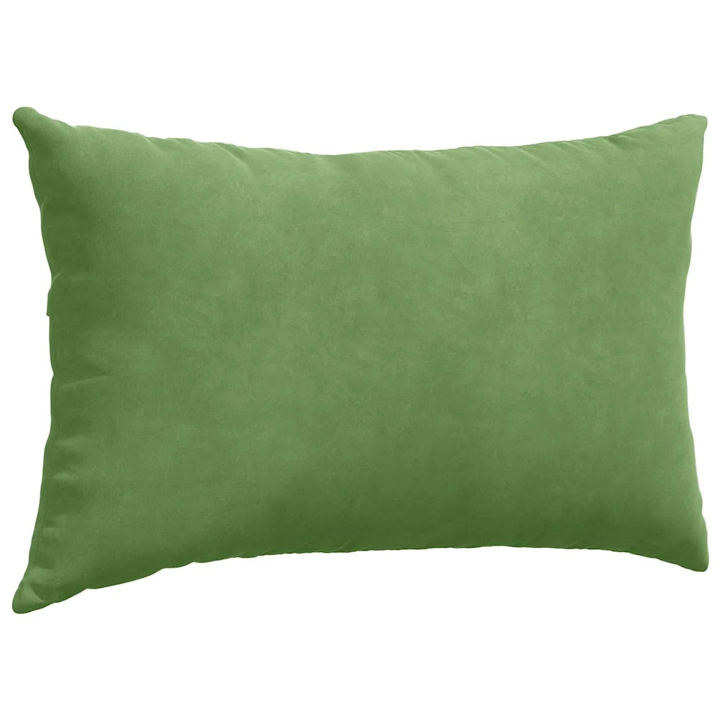 Cuscini da Divano 2 pz | Cuscini per sedie Verde chiaro 50 x 30 cm