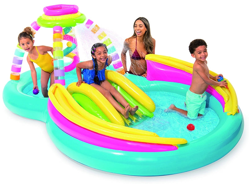 Intex PLAY CENTER RAINBOW  cm. 295x191x109 h (lt. 206+168)