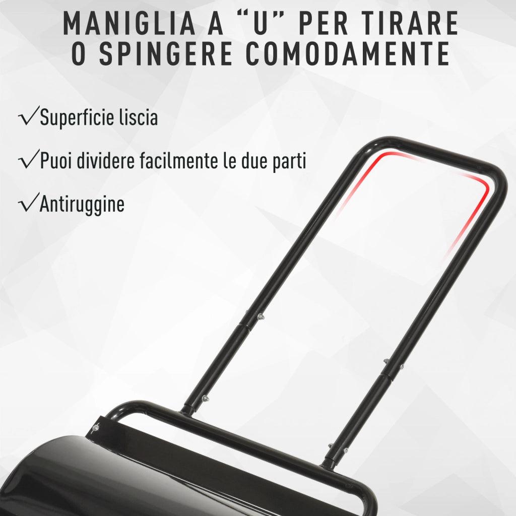 Rullo da Giardino - Xylo - Metallo Nero 32x50cm 38L