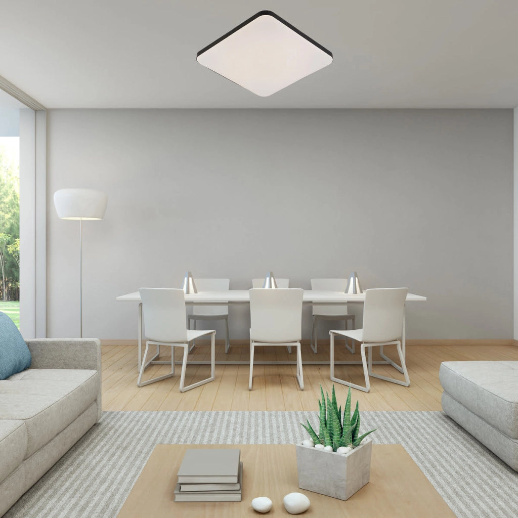 Plafoniera LED Babilon 33cm 18W 4000K nera Light Prestige