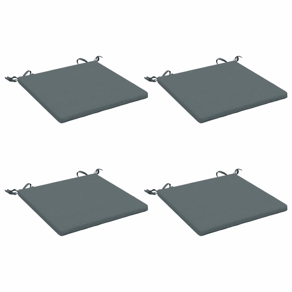Cuscini per Sedia in 4 Pezzi SOEST 4 pz 100% Poliestere Blu 944503