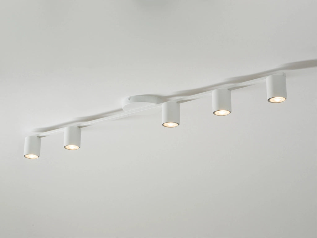 Plafoniera moderna bianca 5 spot GU10 Sky Sigma Lighting