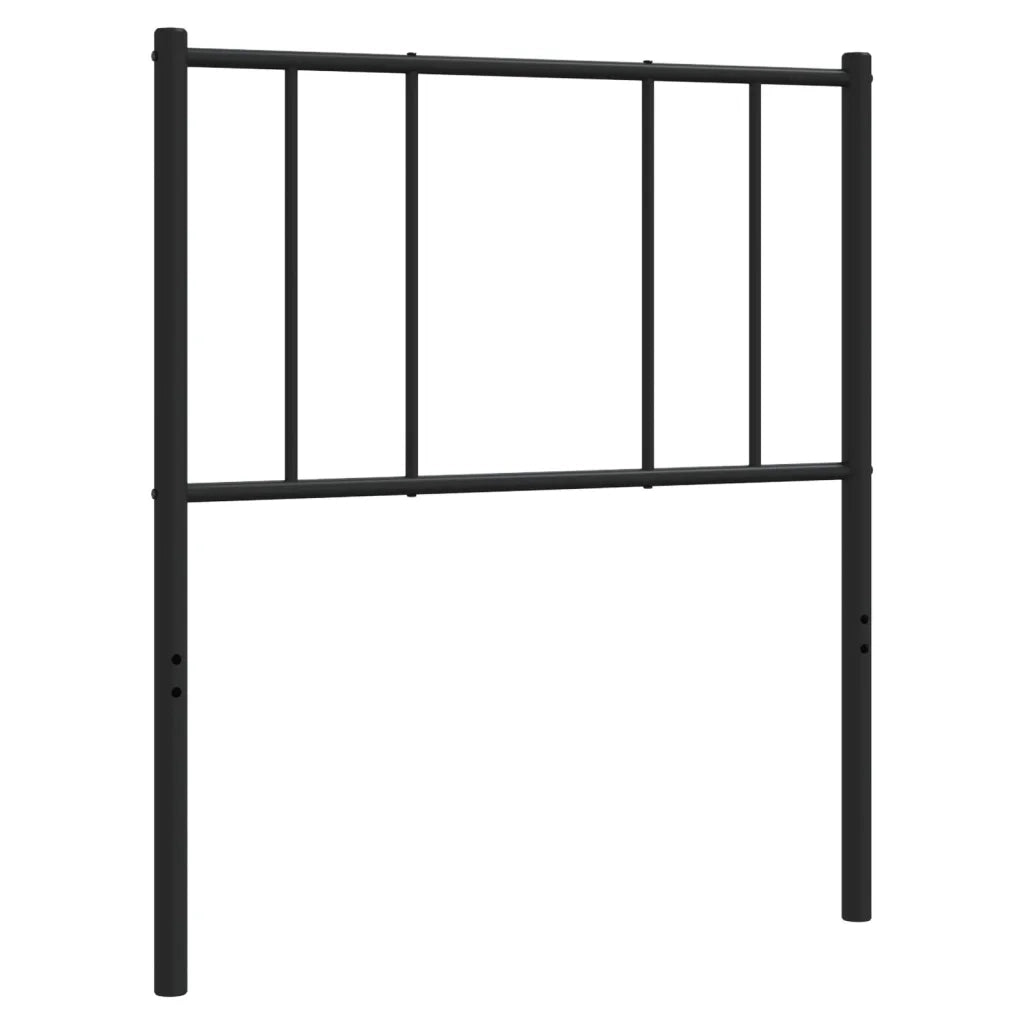 Testiera di Ricambio in Metallo Nero 80 cm 352507