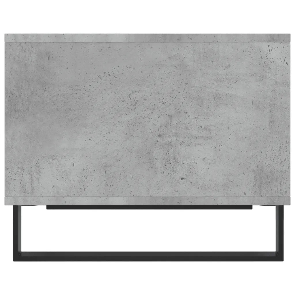 Tavolino da Salotto-Tavolino da soggiorno-Tavolo Grigio Cemento 60x50x40cm Legno Multistrato 608362