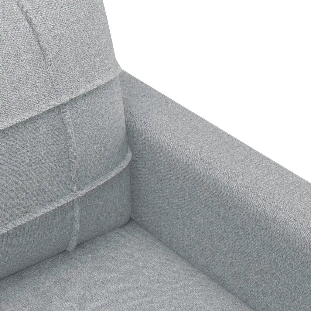 Divano a 3 Posti-Sofa 3 Posti Grigio Chiaro 180 cm in Tessuto 800274