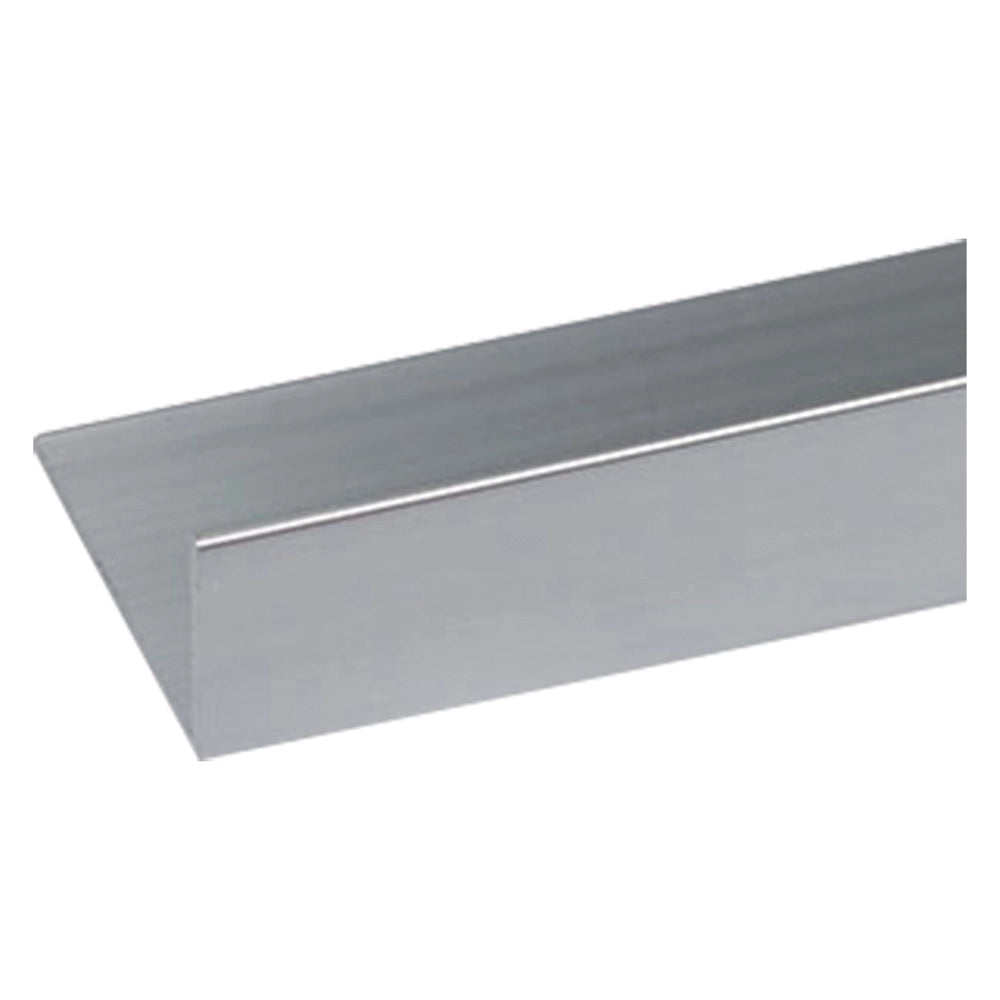 10pz profilo per fai da te angolare tipo 'l' mm 15 x 10 x 1 - mt 2 arg.brillante cod:ferx.1034140nlm