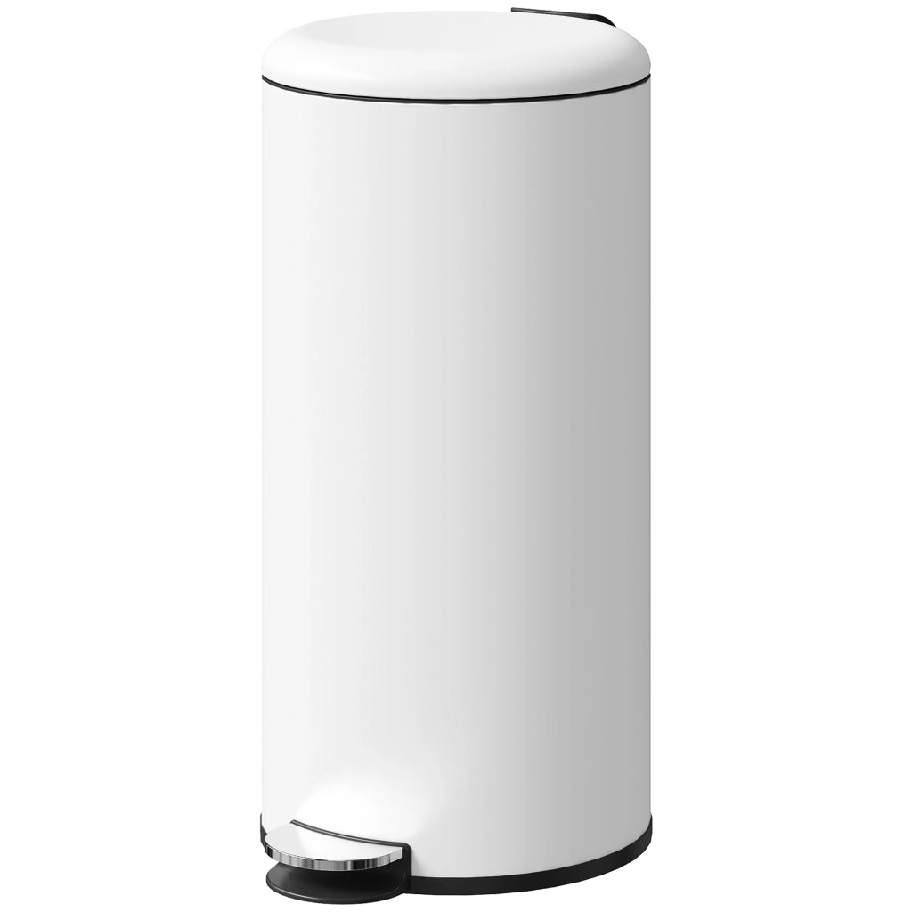 Pattumiera a Pedale 30L ¨C Xylo ¨C Metallo PP Bianco Crema 36x30x63.5cm