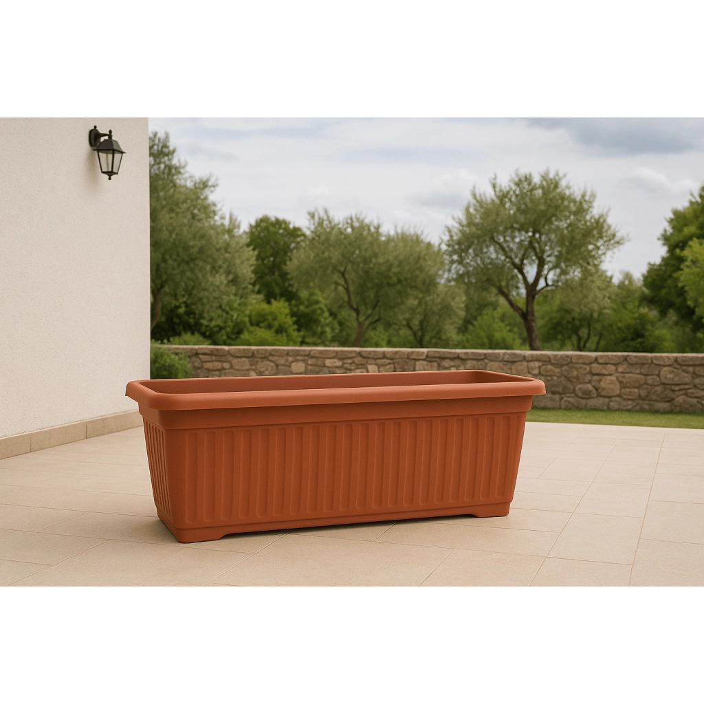 MAXICASSETTA ELLADE 100X43XH41CM COLOR TERRACOTTA