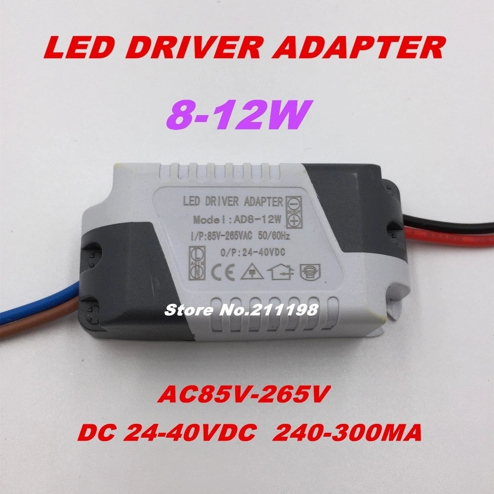 Trade Shop - Alimentatore Trasformatore Driver Per Faretto Da Incasso 3 7 9 12 15 18w 25watt -