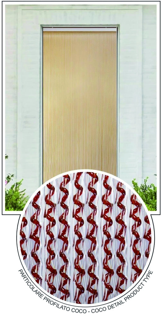 TENDA IN PVC COCO cm. 140x240 col. Cristallo