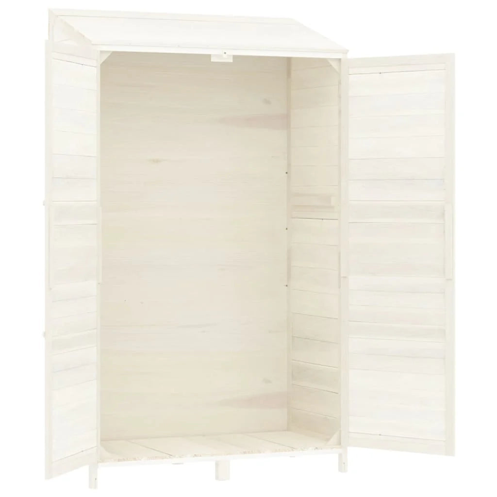 Casetta da giardino 102 x 52 x 174,5 cm in legno massello di abete bianco 02_0044044