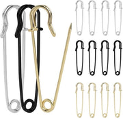 Set di chiodi di sicurezza 70 mm - Pacchetto da 15 grandi chiodi di sicurezza - Punti robusti per tessuti pesanti - Ideali per cucire/serrare - Meccanismo di blocco per sicurezza - Ago 

Specifiche tecniche: 
- Lunghezza: 70 mm 
- Set da 15 pezzi