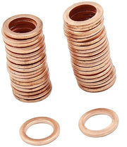 Raccordi di rame - Guarnizioni di copertura piatte - 7 mm di diametro interno - Per connessioni elettriche - Set di 40 pezzi - Adatto per uso domestico