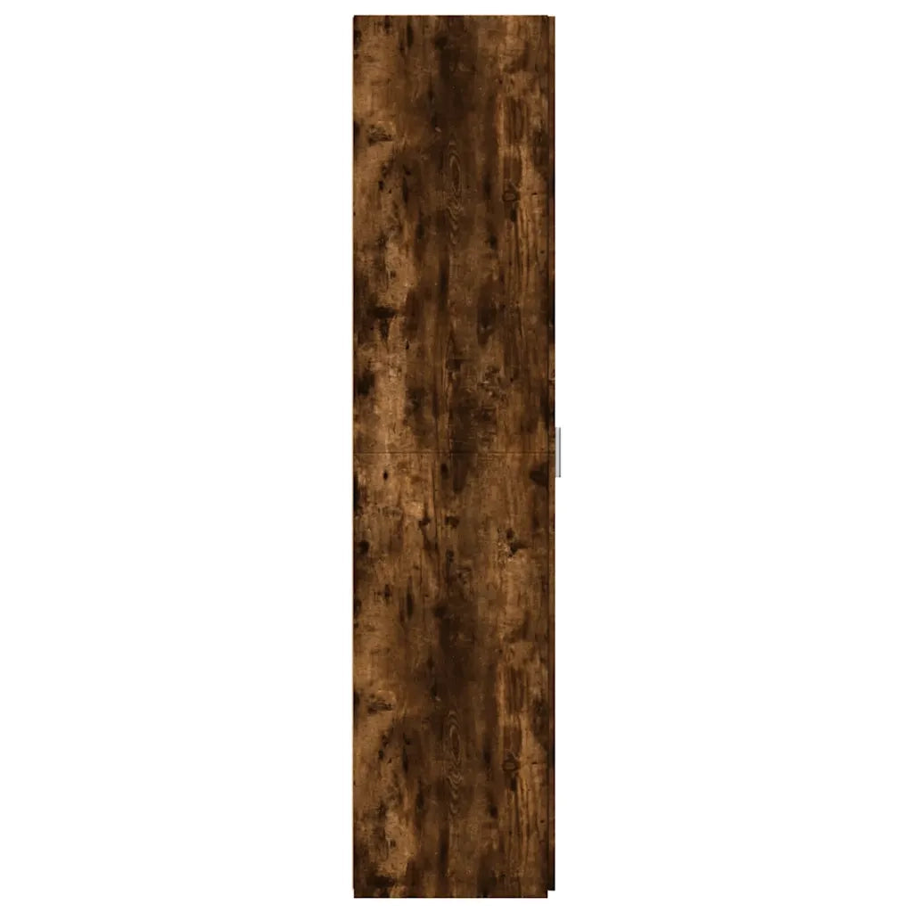 Credenza-Buffet-Armadio da cucina Rovere Fumo 45x42,5x185 cm in Legno Multistrato 916109