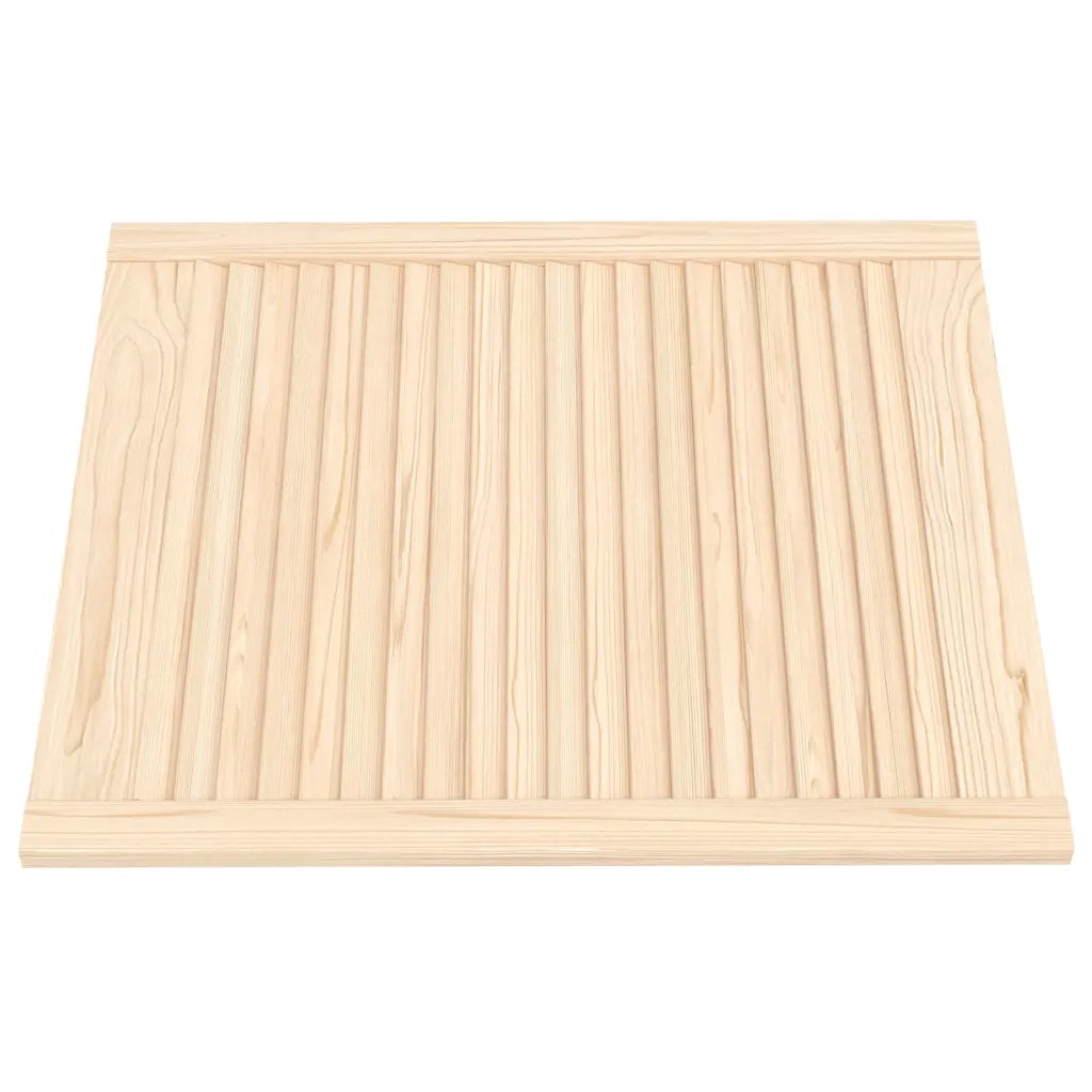 Ante con Design a Lamelle 4 pz 69x59,4 cm in Legno di Pino CFW9699447