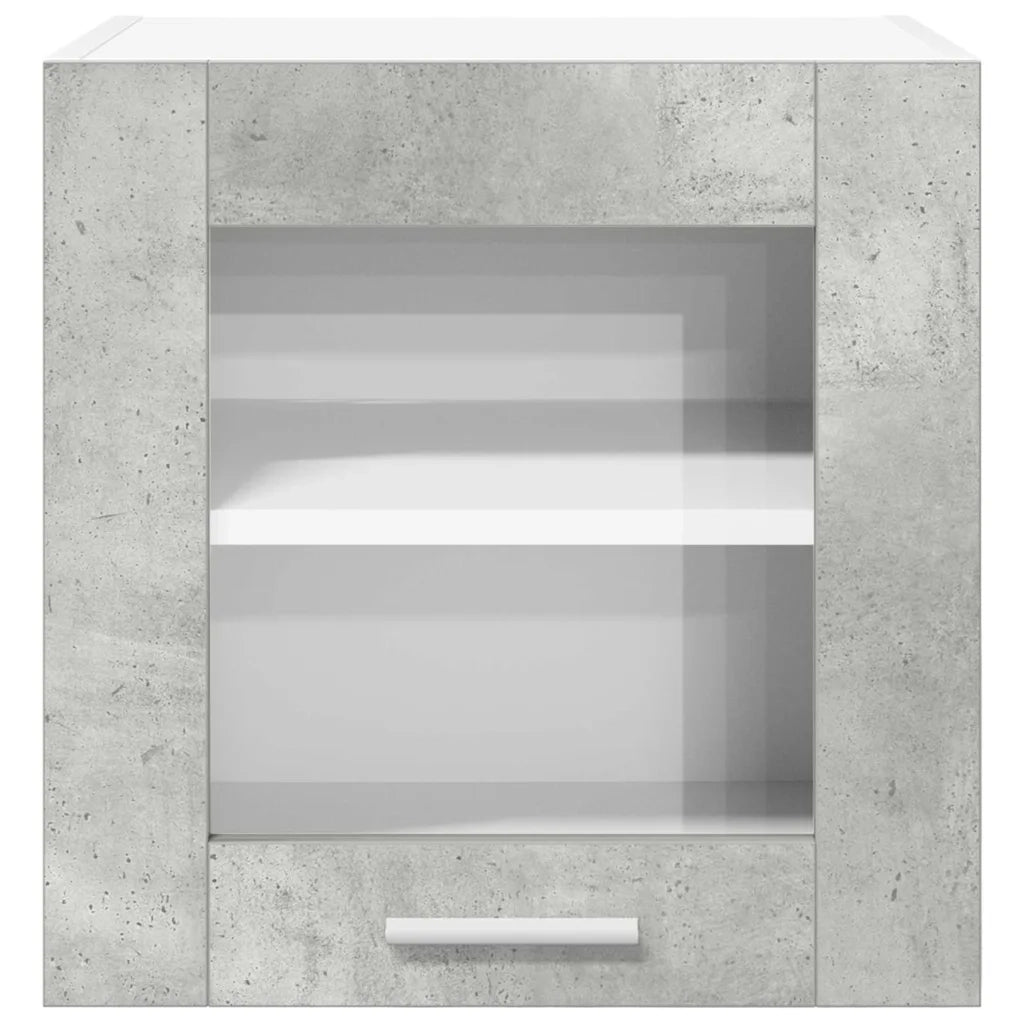 Armadio pensile | Mobile da Cucina Riga 2 pz Grigio cemento 40 x 31 x 40 cm