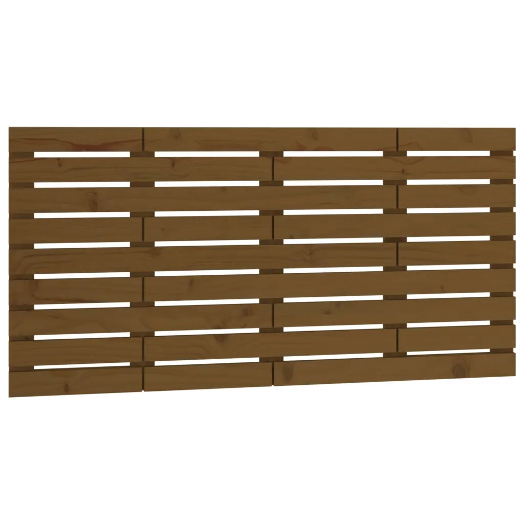 Testiera | Testata da Parete Ambra 146x3x63 cm in Legno Massello di Pino