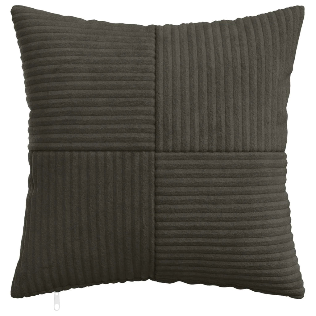 Federa 6 pcs ALMELO Antracite 35 x 35 cm corduroy 914066