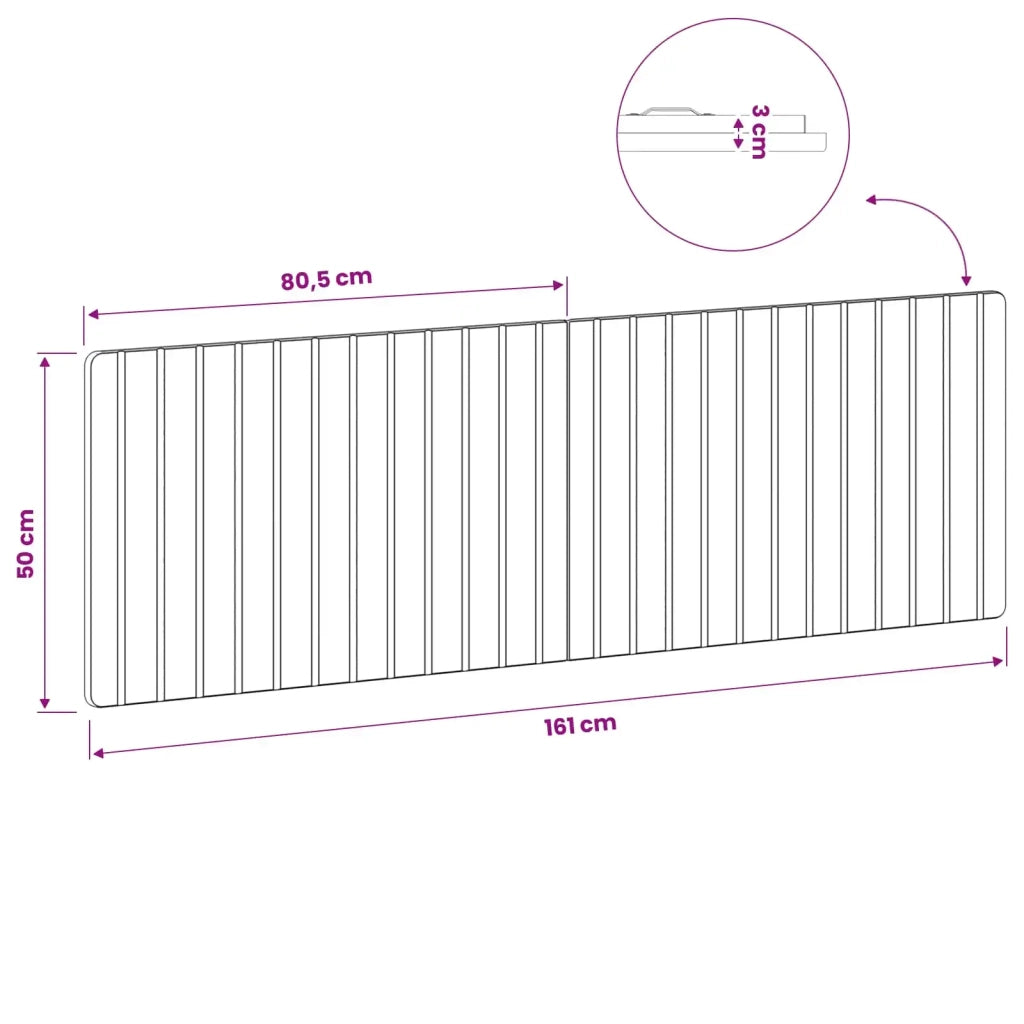 Testiera da Muro ZWOLLE Rovere Fumo Legno ingegnerizzato 896510
