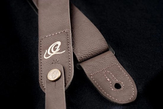 Riem per ukulele versatile con connettore per testa di capodastro - marrone/vegano (OSVU-BR)