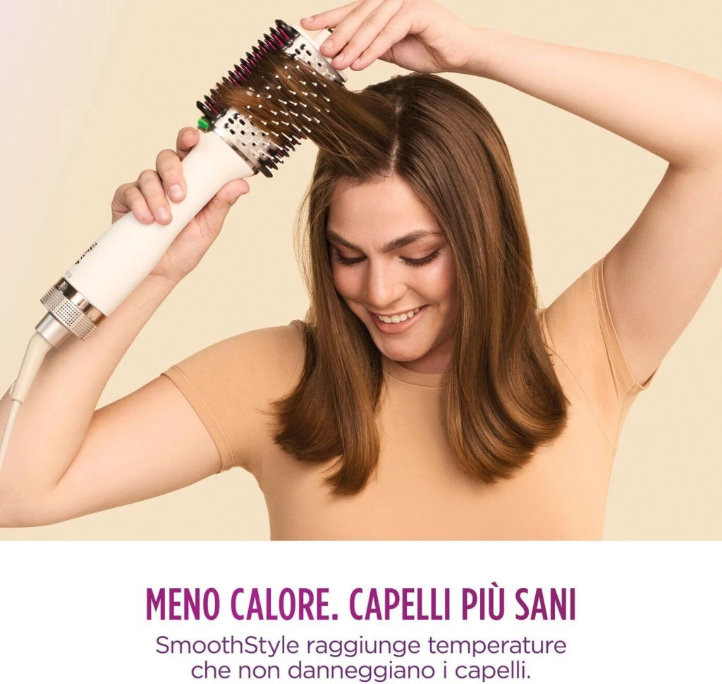 Shark Spazzola riscaldata e Pettine lisciante SmoothStyle HT202EU