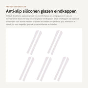 Echino di Silicone - 5 Paia di Coperture Antiscivolo - Silicone Soffici - Adatti per Bracciali da Occhiali 1-1,5 mm - Comodi - Nessun Danno all'Orecchio - Protezioni per Occhiali