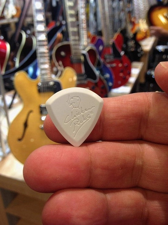 3 x Plettre per chitarra Badazz III 20 mm - Bianco