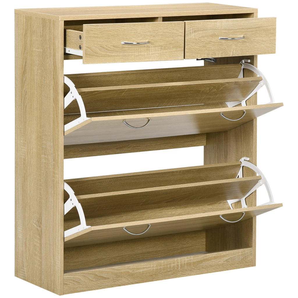 Armadio per Scarpe con 2 Cassetti ¨C Minimal ¨C Robe 80x30x91,5 cm