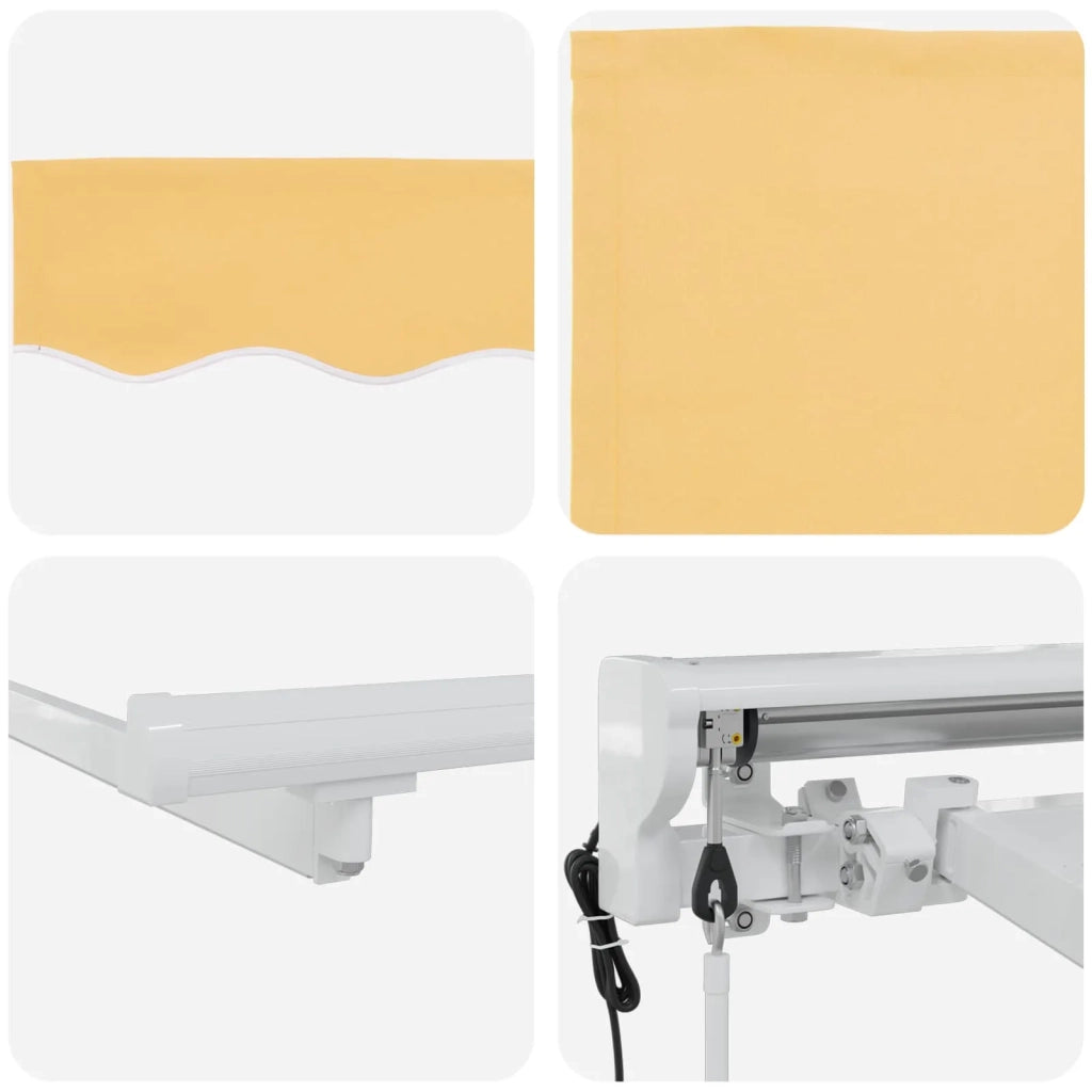 Tettuccio Elettrico Retrattile Sabbia 3,5 x 2 m 3425743
