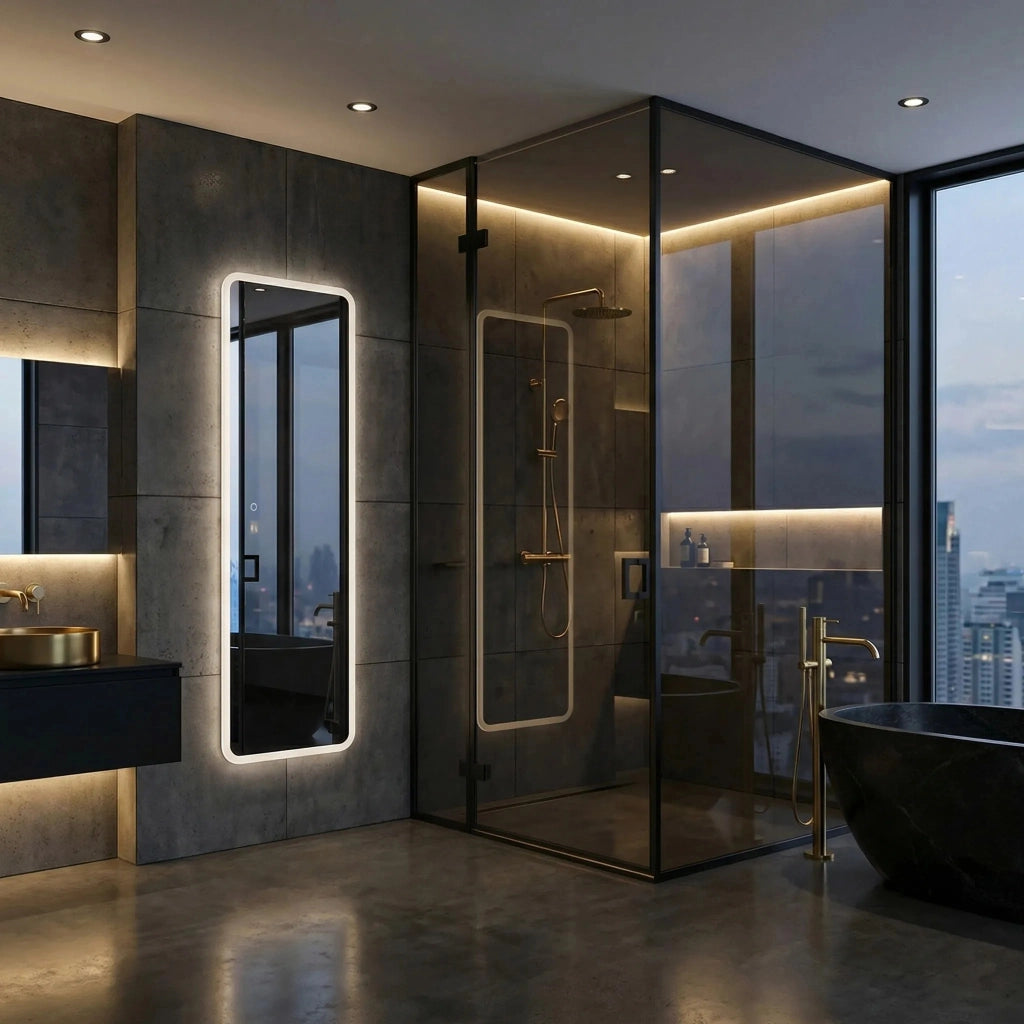 Specchio Led 150x50cm Mol-sq