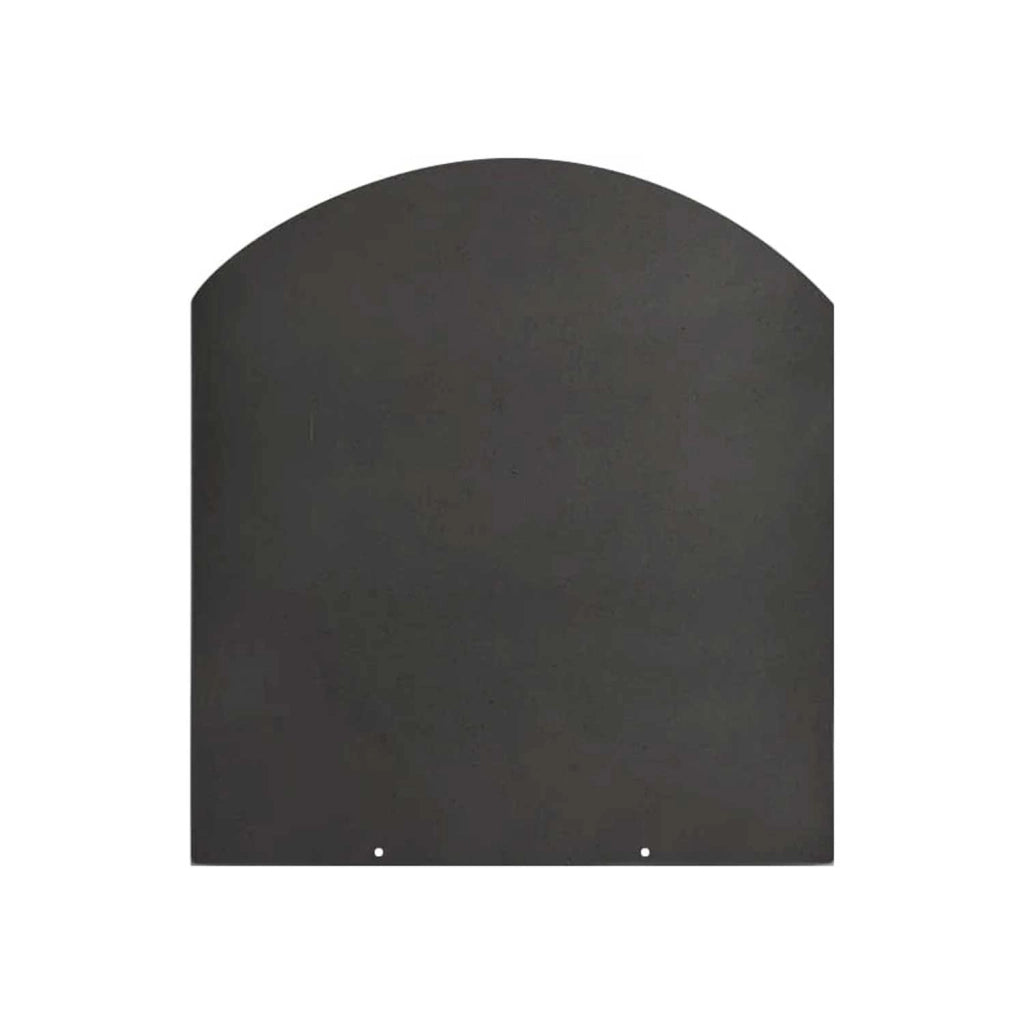 Pedana salvapavimento sotto stufa a legna e pellet in acciaio 100x90 cm