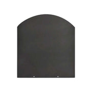 Pedana salvapavimento sotto stufa a legna e pellet in acciaio 100x90 cm