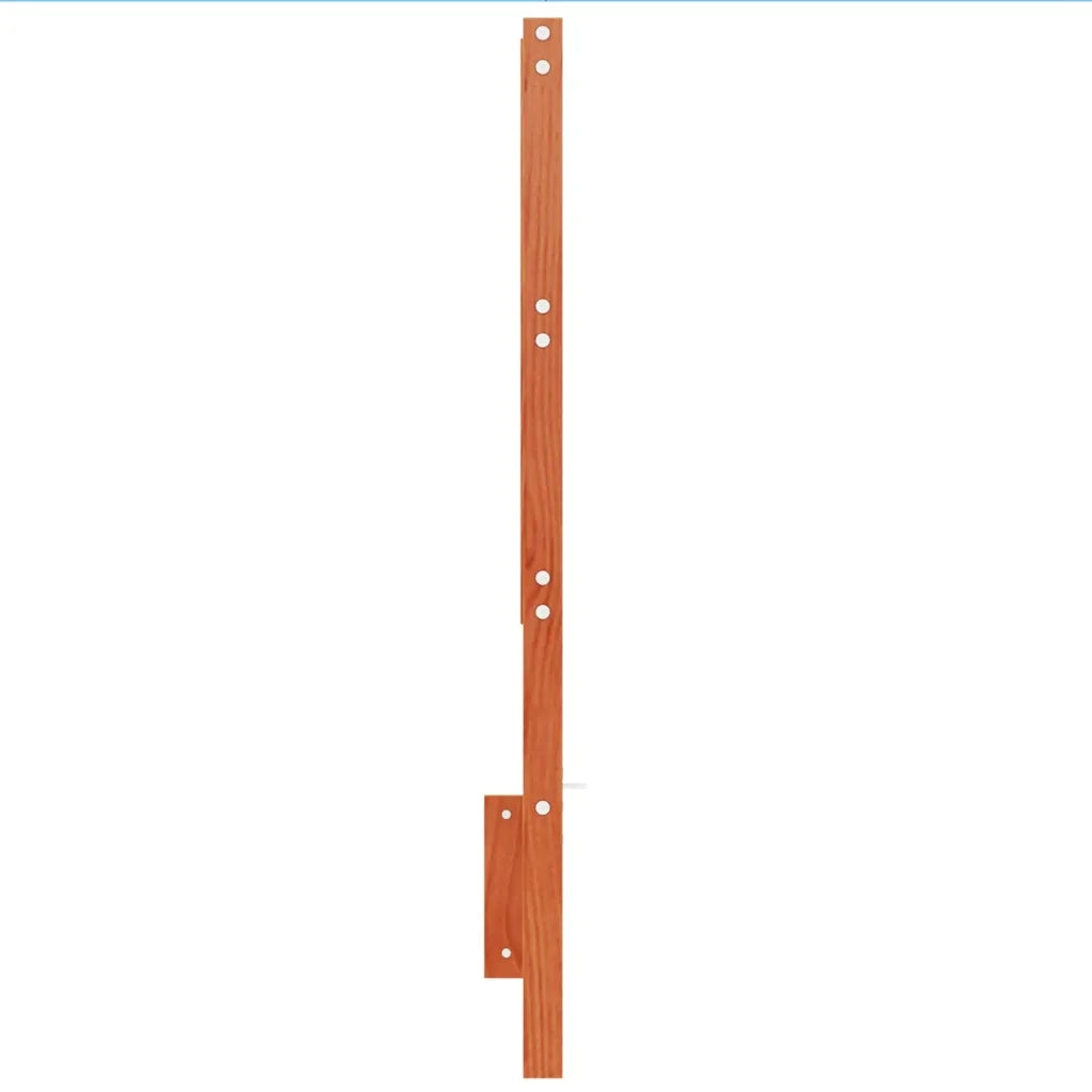 Testiera-Testata-Testiera Decorativa Marrone Cera 135 cm in Legno Massello di Pino 530013