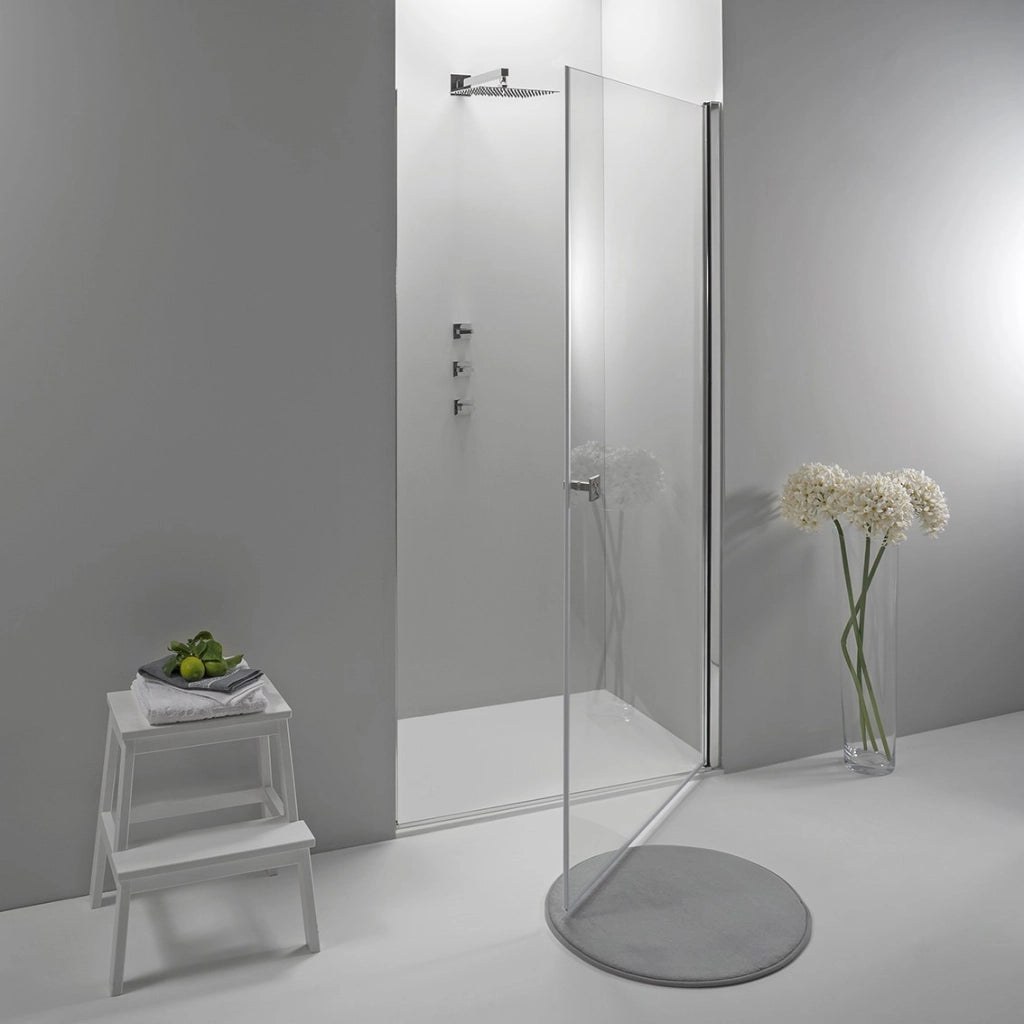 PORTA DOCCIA NICCHIA ELITE 90 CM BATTENTE TRASPARENTE
