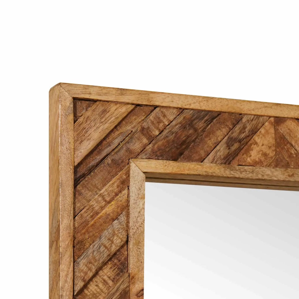 Specchio Montaggio a parete Marrone 70 x 50 x 3 cm Vetro 4018947
