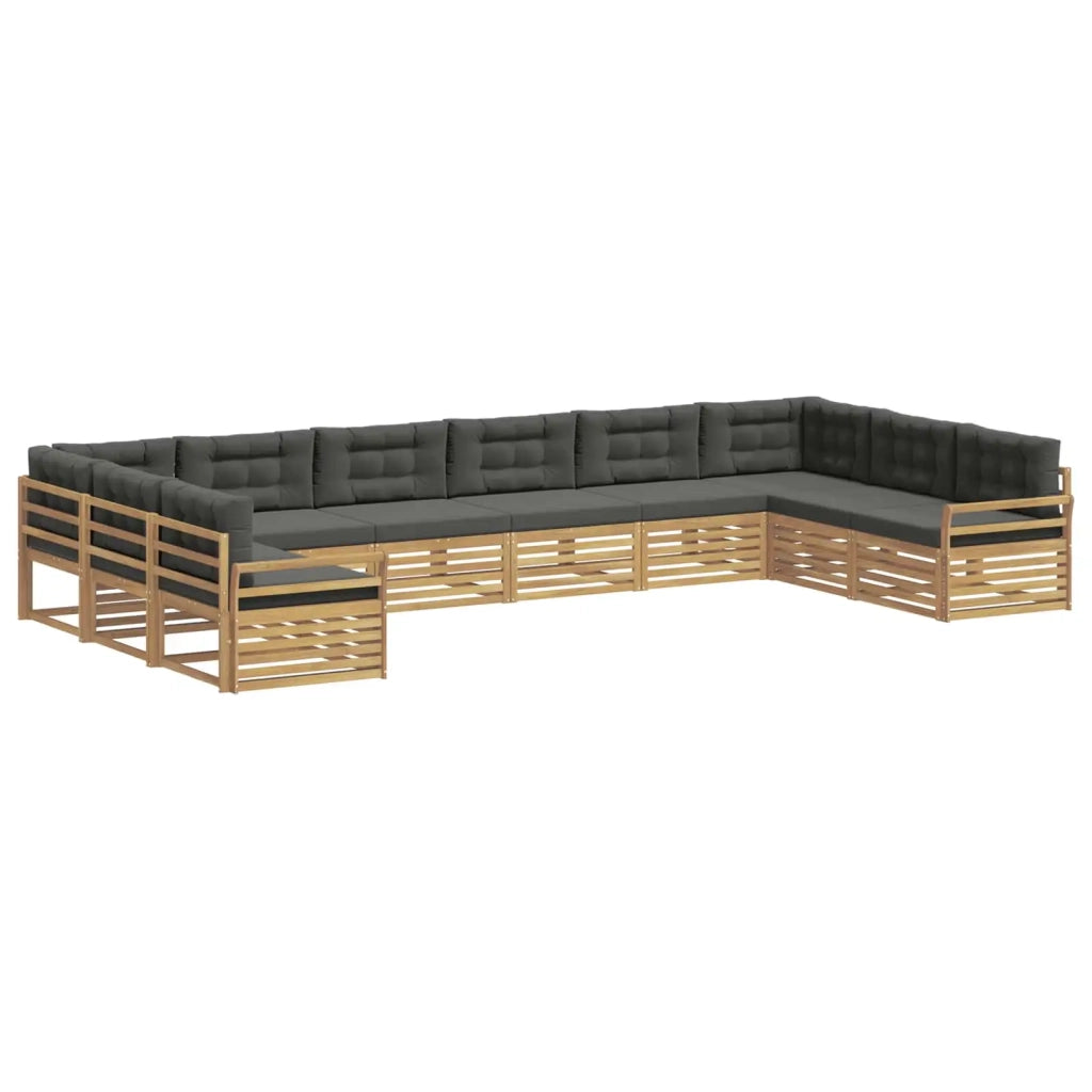 Set divani Legno di Acacia Massello 3391237