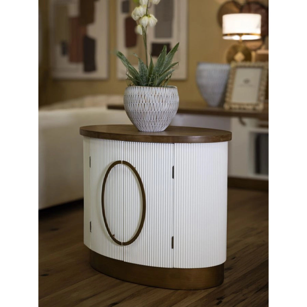 Credenza VKH28, Bianco, MDF, 79x48x67 cm