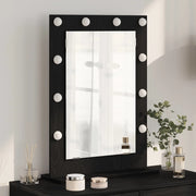 Specchio da Vanit¨¤-Specchio da Trucco Rovere Nero 70 x 50 x 18 cm
