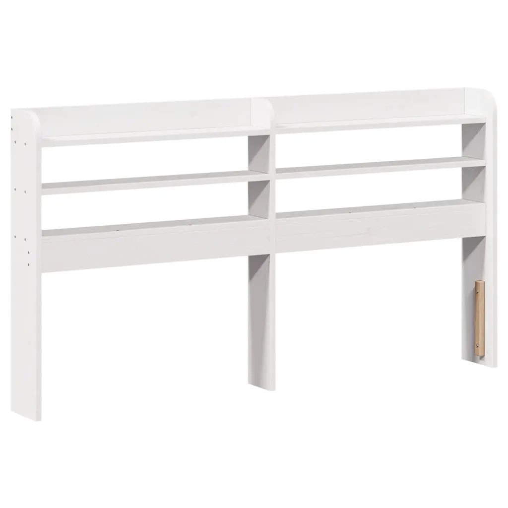 Giroletto con Testiera senza Materasso-Struttura Letto Bianco 140x200 cm 711069