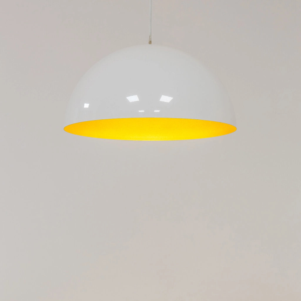 Lampada a sospensione bianco oro Nowodvorski Hemisphere 33cm