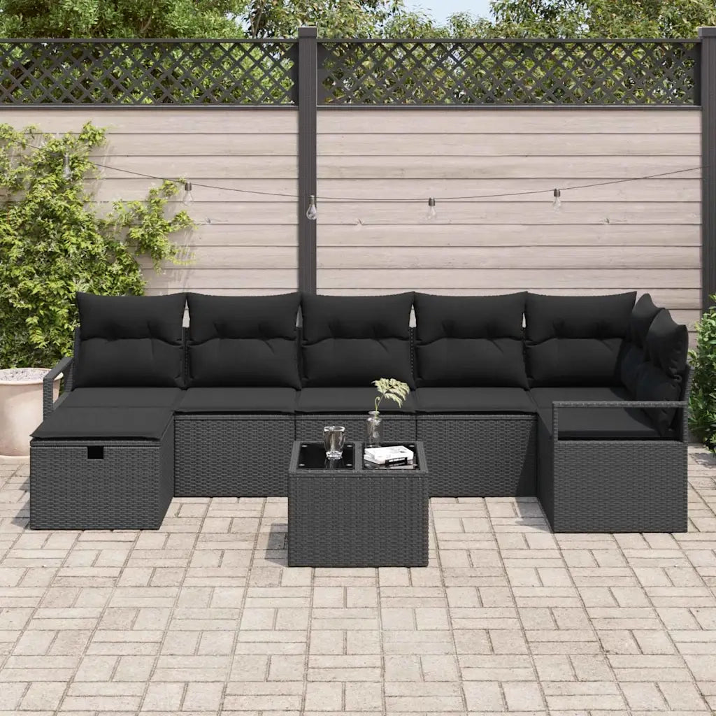 Set di divani con cuscino 5 pcs polyrattan 3360544