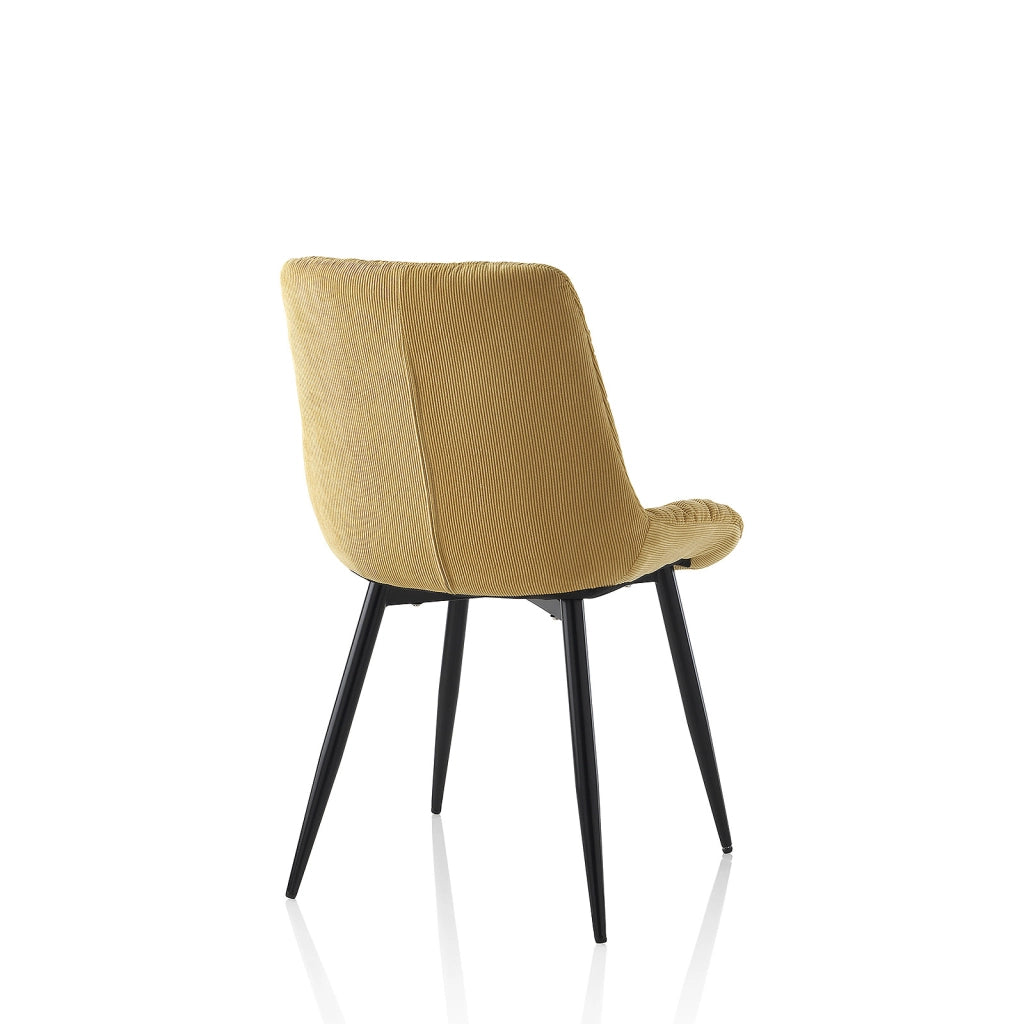 Set 4 Sedie FLORA giallo