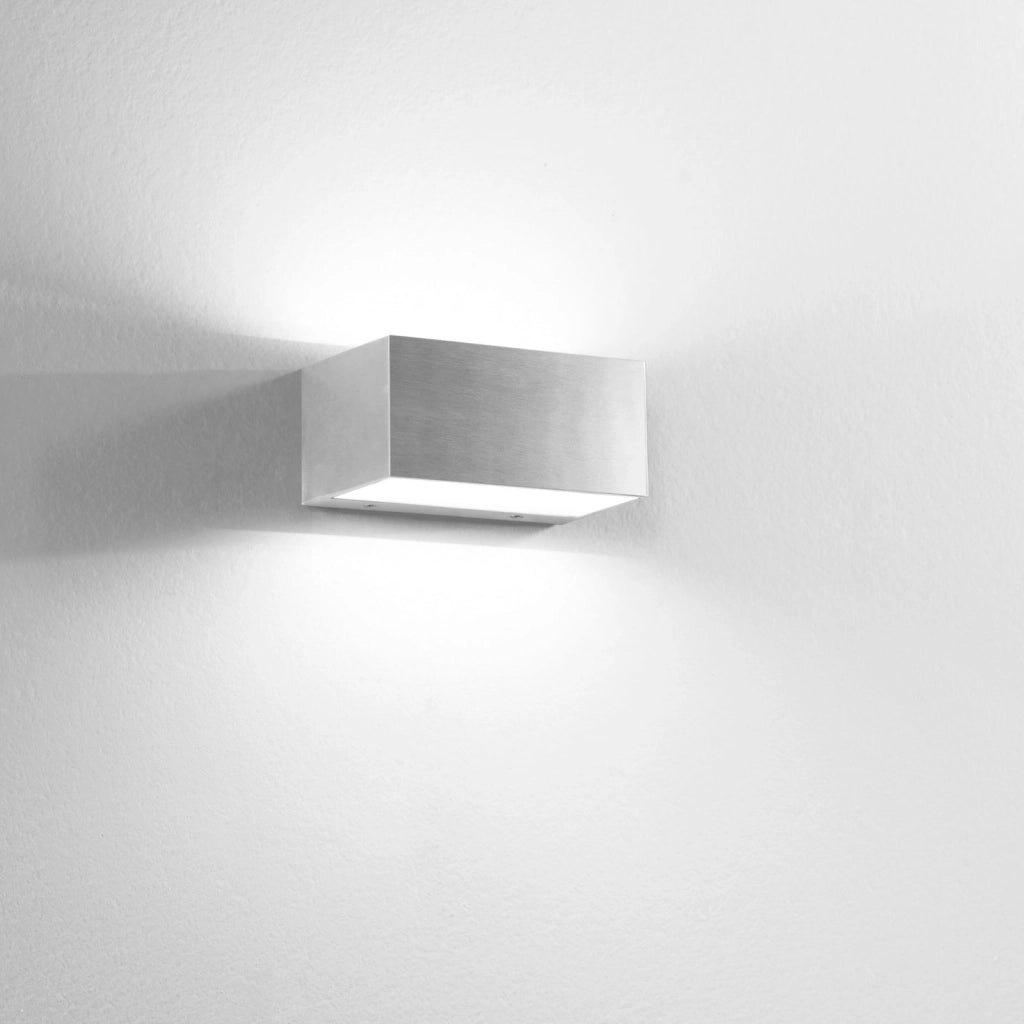 APPLIQUE BIEMISSIONE LED TWIN NIKEL 12W 1560LM CCT 3000K / 4000K IP54 6,5X8,9X14CM