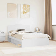 Struttura del letto Bianco 150 x 200 cm Pino massello 3413290