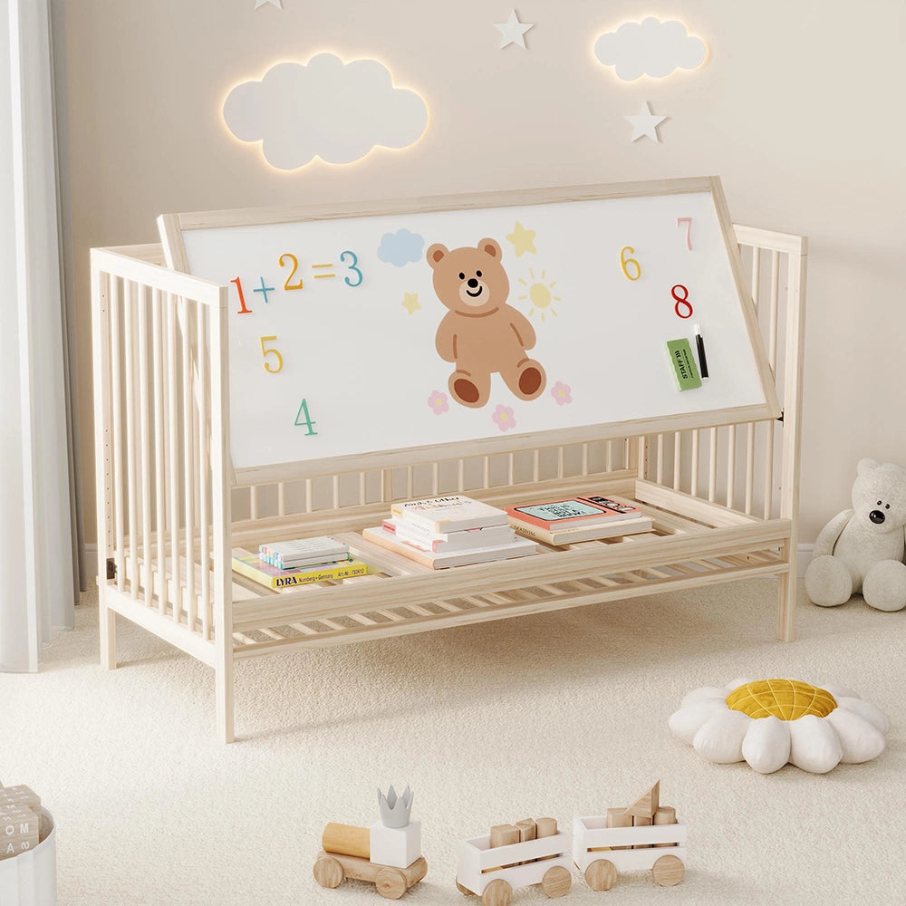 Lettino bebè - Xylo - 140x60x90 cm legno trasformabile